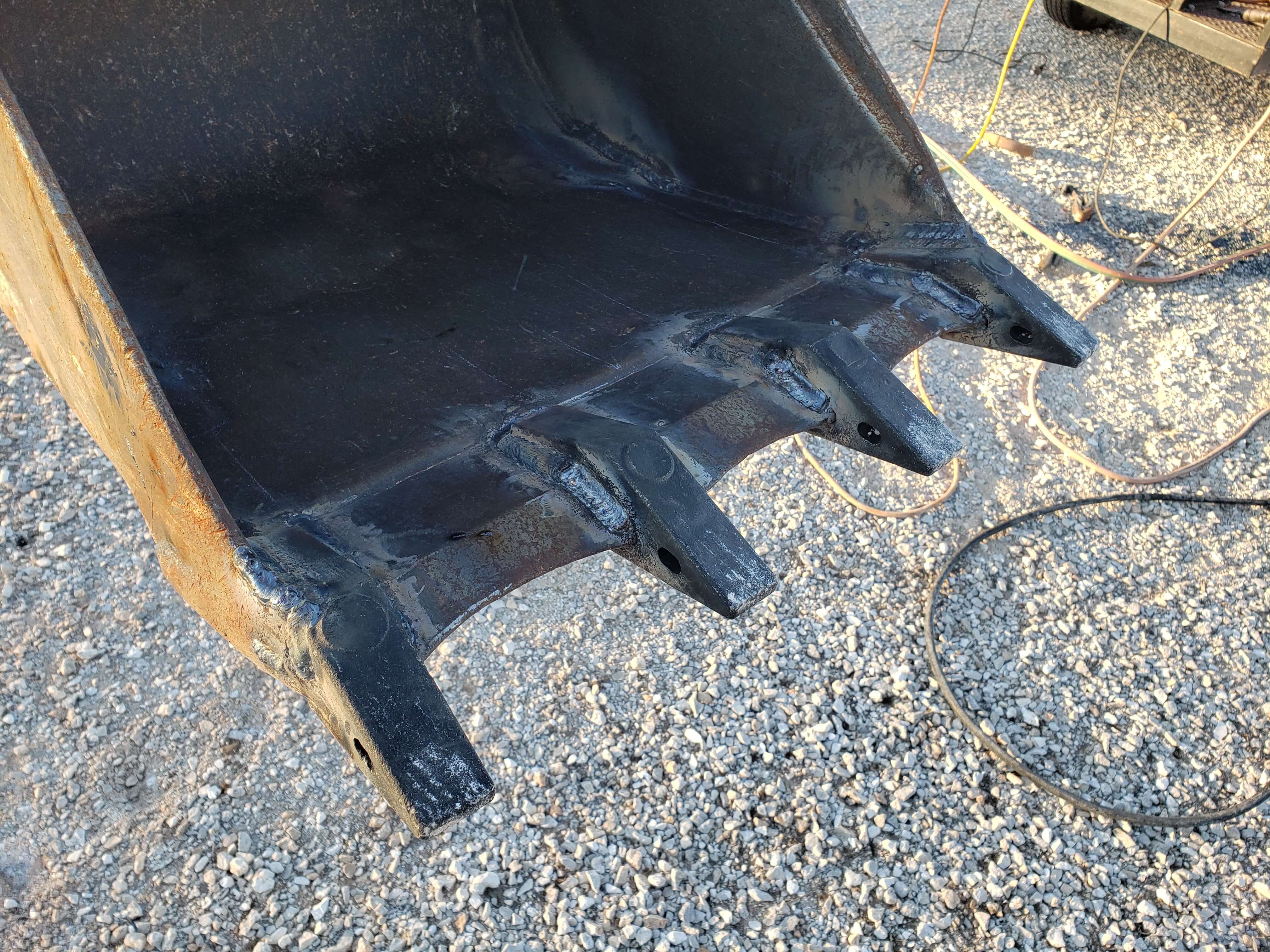 Completed weld repair